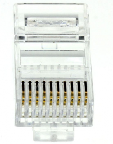 Kištukas RJ50 CAT5 10pin (10P10C) WT-10P-10C-L